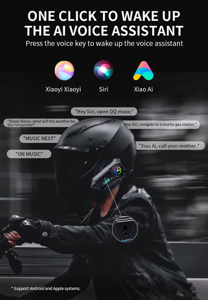 Bluetooth para motocicleta Y10
